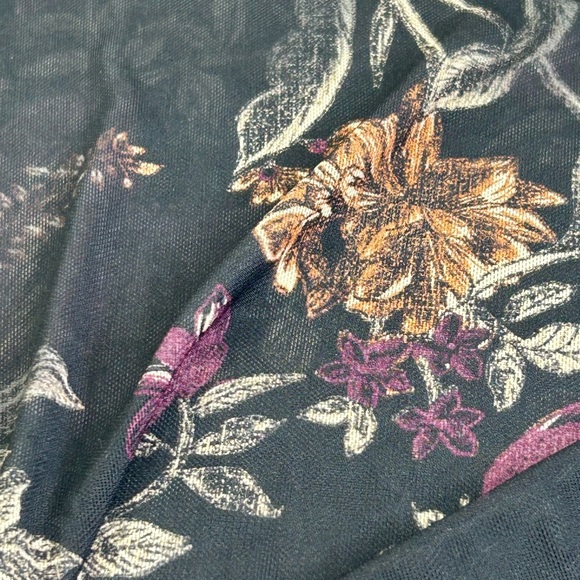 NEW Free People Night Blooms Mesh Pants Sheer Rosette - Picture 6 of 9